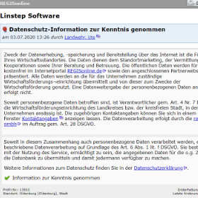 Unternehmensdatenbanken: Datenschutz